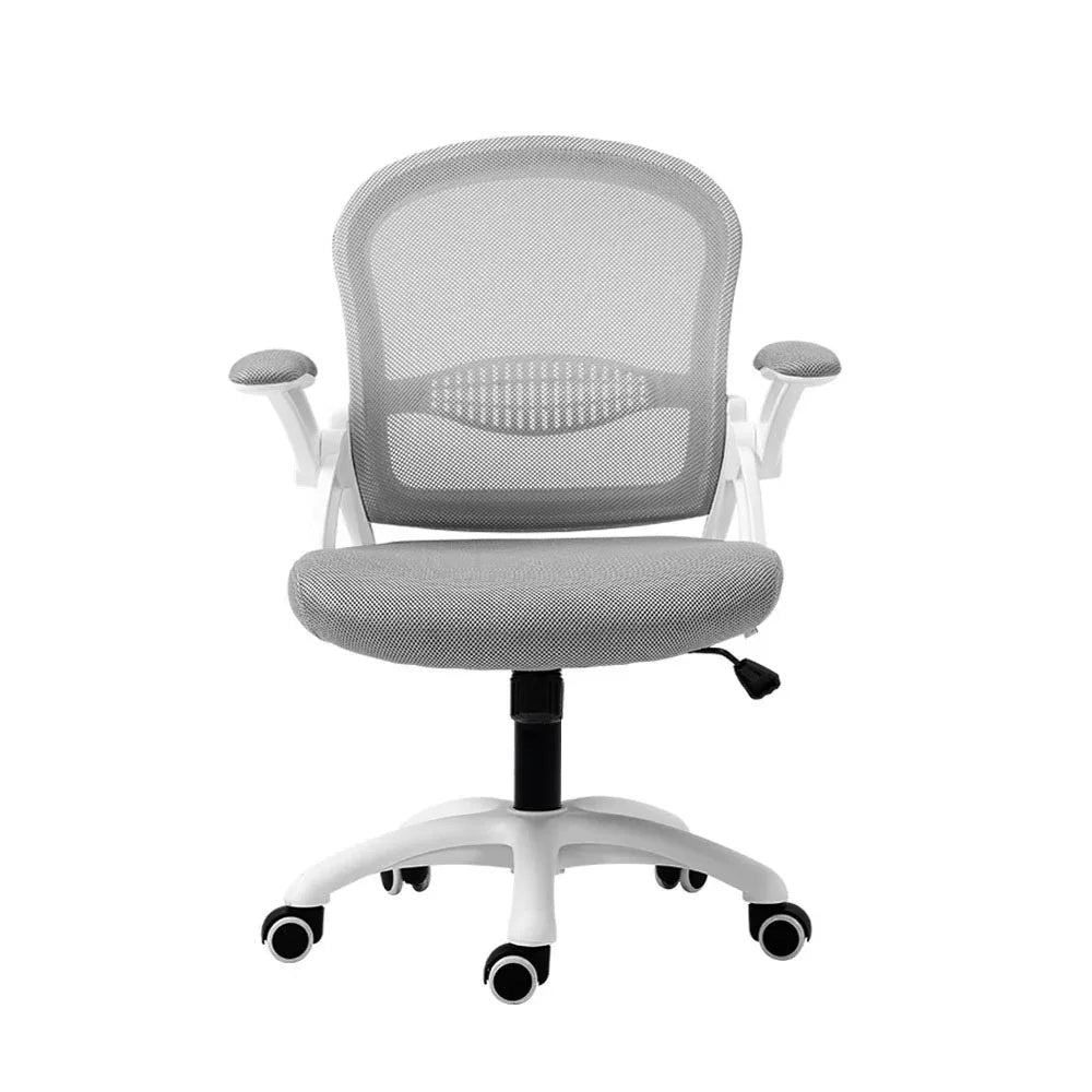 Artiss Mesh Office Chair Mid Back Grey - Mekamart Australia