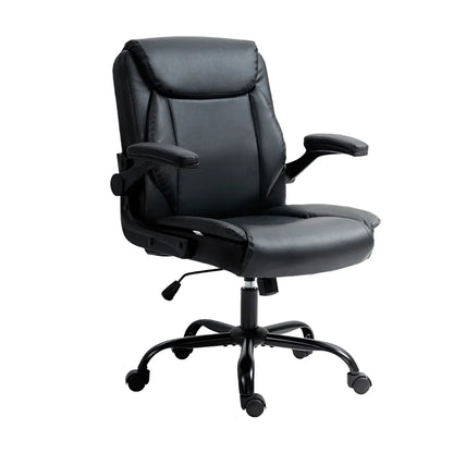 Artiss Executive Office Chair Mid Back Black - Mekamart Australia