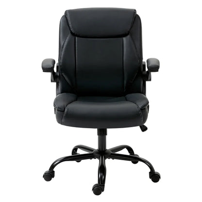 Artiss Executive Office Chair Mid Back Black - Mekamart Australia