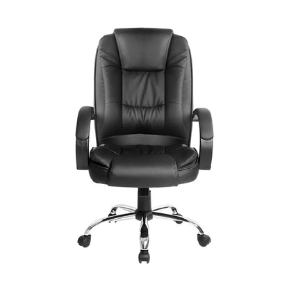 Artiss Executive Office Chair Leather Tilt Black - Mekamart Australia