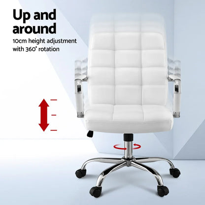 Artiss Office Chair Seat PU Work Computer Desk Chairs - Mekamart Australia