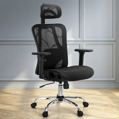 Artiss Ergonomic Office Chair Recline Black - Mekamart Australia