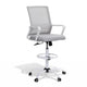 Artiss Office Chair Drafting Chairs Stool Computer Desk Studios Mesh White - Mekamart Australia