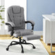 Artiss Office Chair Executive Fabric Seat Racing Computer Desk Chairs Footrest - Mekamart Australia