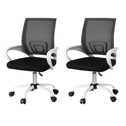 Artiss 2x Office Chair Mesh Computer Gaming Desk Chairs Work Study Mid Back - Mekamart Australia