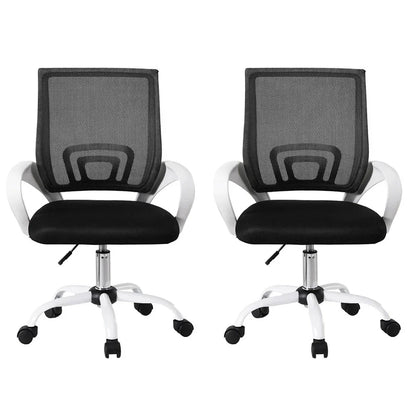 Artiss 2x Office Chair Mesh Computer Gaming Desk Chairs Work Study Mid Back - Mekamart Australia