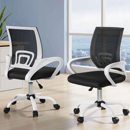 Artiss 2x Office Chair Mesh Computer Gaming Desk Chairs Work Study Mid Back - Mekamart Australia