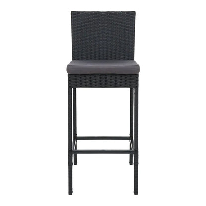 Gardeon 4-Piece Outdoor Bar Stools Dining Chair Bar Stools Rattan Furniture - Mekamart Australia
