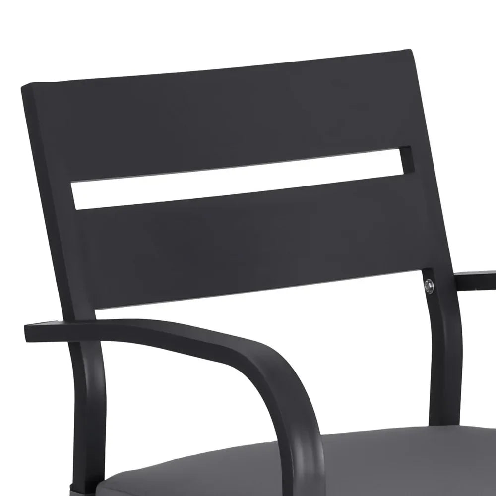 Gardeon Outdoor Bar Set 5-Piece Patio Dining Chairs Aluminium Table Stools - Mekamart Australia