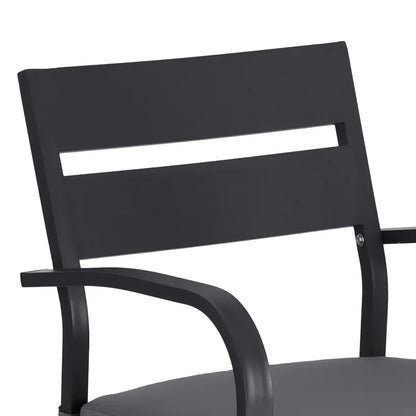 Gardeon Outdoor Bar Set 5-Piece Patio Dining Chairs Aluminium Table Stools - Mekamart Australia