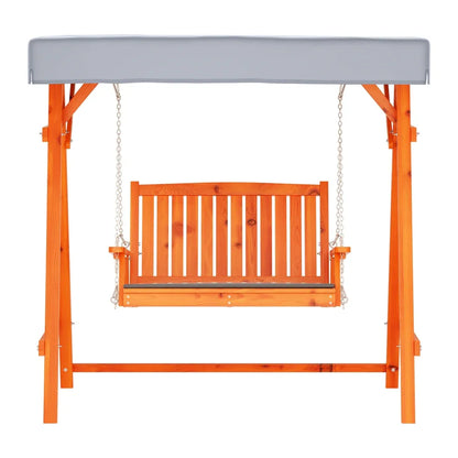 Gardeon Swing Chair Wooden Garden Bench Canopy 2 Seater Outdoor Furniture - Mekamart Australia