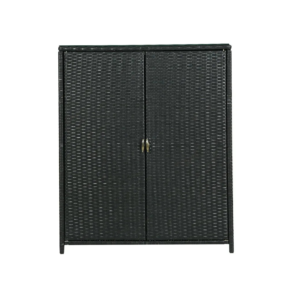 Gardeon Outdoor Storage Cabinet Box Garage Wicker Shelf Chest Garden Shed Tools - Mekamart Australia