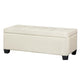 Artiss Storage Ottoman Blanket Box 97cm Linen Beige - Mekamart Australia