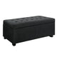 Artiss Storage Ottoman Blanket Box 97cm Linen Charcoal - Mekamart Australia