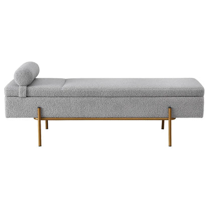 Artiss Storage Ottoman Bed 140cm Pillow Foot Stool - Mekamart Australia