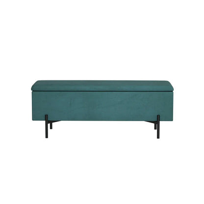 Artiss Storage Ottoman Blanket Box 140cm Velvet Green - Mekamart Australia
