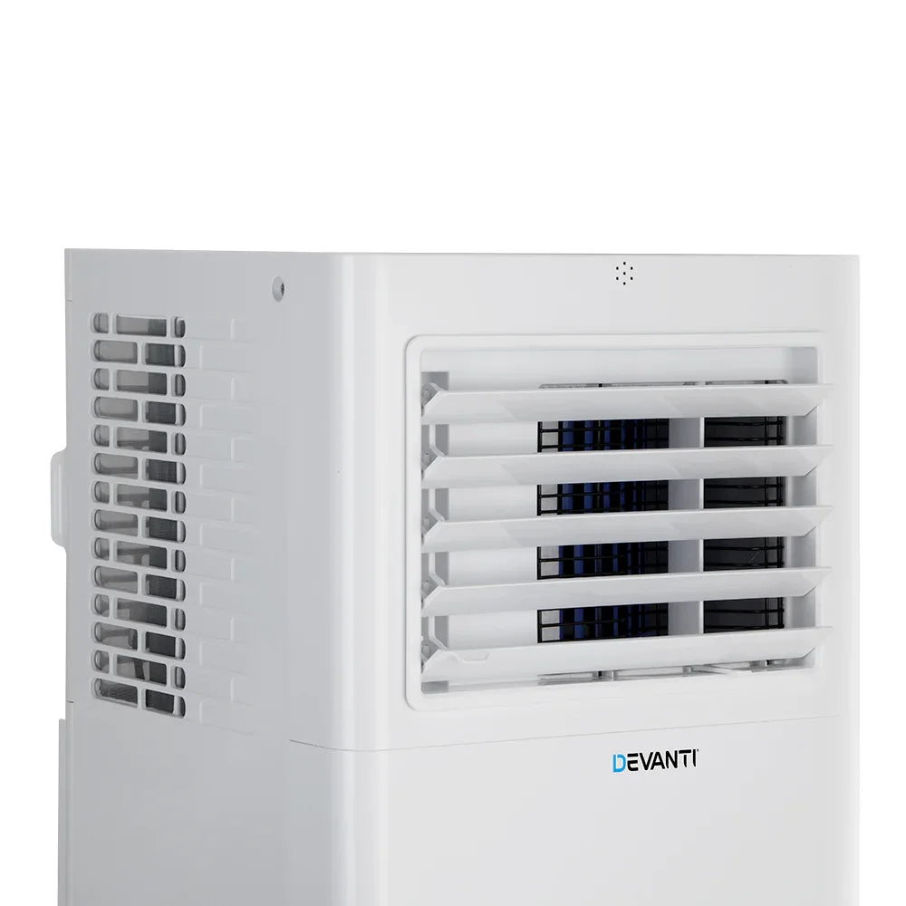 Devanti Portable Air Conditioner 7000BTU Cooling Mobile Fan Cooler Dehumidifier - Mekamart Australia