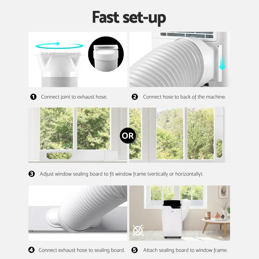 Devanti Portable Air Conditioner Dehumidifier Fan 12000BTU - Mekamart Australia
