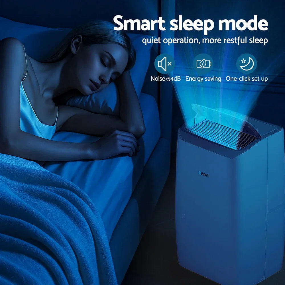 Devanti Portable Air Conditioner Dehumidifier Fan 14000BTU - Mekamart Australia