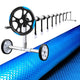 Aquabuddy Pool Cover 500 Micron 11x4.8m Swimming Pool Solar Blanket 5.5m Roller Blue