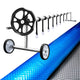 Aquabuddy Pool Cover 6.5x3m 400 Micron Silver Swimming Pool Solar Blanket 5.5m Roller