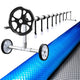 Aquabuddy Pool Cover 500 Micron 9.5x5mSilver Swimming Pool Solar Blanket 5.5m Roller