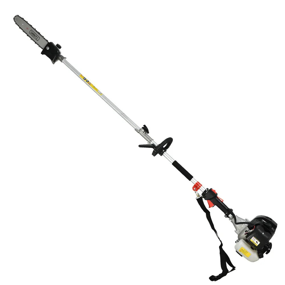 Giantz Petrol Pole Chainsaw Hedge Trimmer Pruner Chain Saw Brush Cutter Red - Mekamart Australia