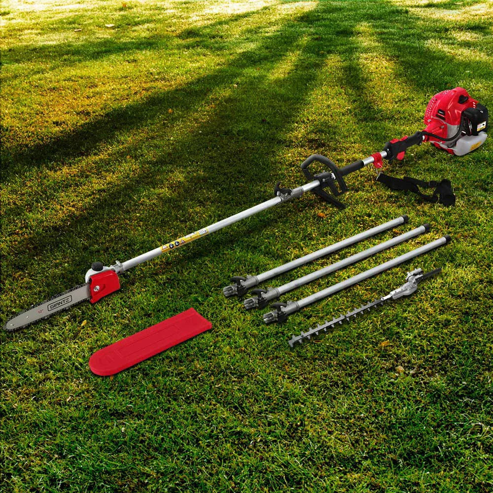 Giantz 65CC Pole Chainsaw Hedge Trimmer 12in Chain Saw 5.6m Long Reach - Mekamart Australia