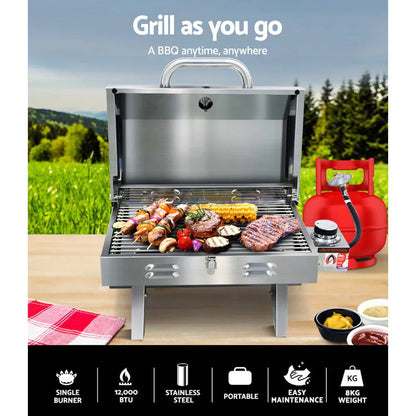 Grillz Portable Gas BBQ Grill - Mekamart Australia