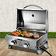 Grillz Portable Gas BBQ Grill 2 Burners with 2 Plates - Mekamart Australia