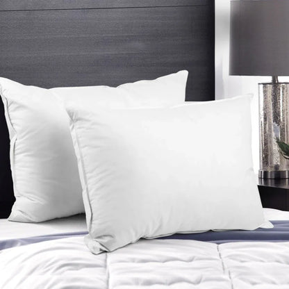 Giselle Bedding Duck Feather Down Pillow Twin Pack - Mekamart Australia