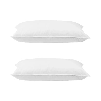 Giselle Bedding Duck Feather Down Pillow Twin Pack - Mekamart Australia