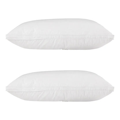 Giselle Bedding Goose Feather Down Pillow Luxury Twin Pack - Mekamart Australia