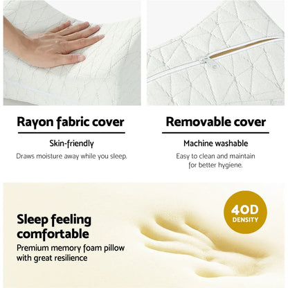 Giselle Bedding Memory Foam Leg Knee Pillow - Mekamart Australia