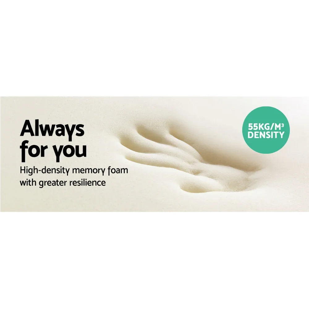 Giselle Bedding Memory Foam Contour Pillow Grey - Mekamart Australia