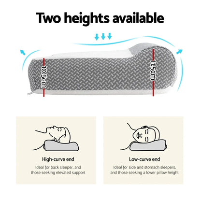 Giselle Contour Pillow Memory Foam - Mekamart Australia