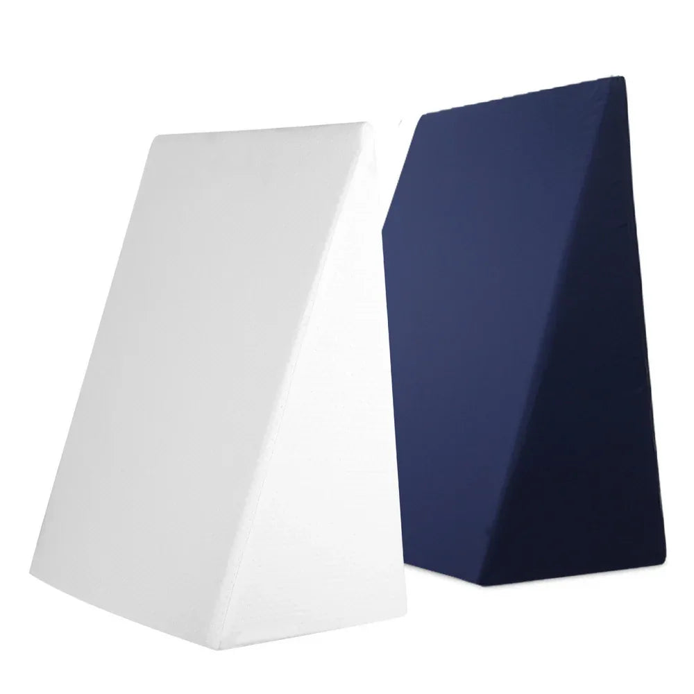 Giselle Bedding Wedge Pillow White & Blue - Mekamart Australia
