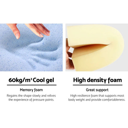 Giselle Bedding Wedge Pillow Blue - Mekamart Australia