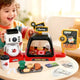 Keezi Kids Pretend Role Play Toy Coffee Shop with Coffee Maker Machine Play Money Food Tea Party Set - Mekamart Australia