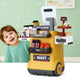 Keezi Kids Pretend Playset Supermarket Shopping Role Play Toy Cash Food 48PCS - Mekamart Australia
