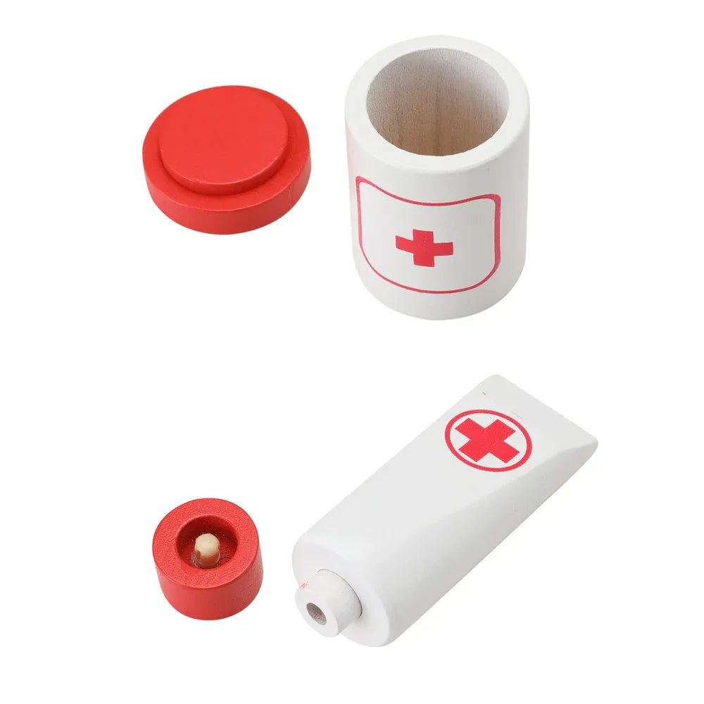 Keezi Kids Doctor Nurse Medical Case Pretend Play Set Stethoscope Medicine Toys - Mekamart Australia