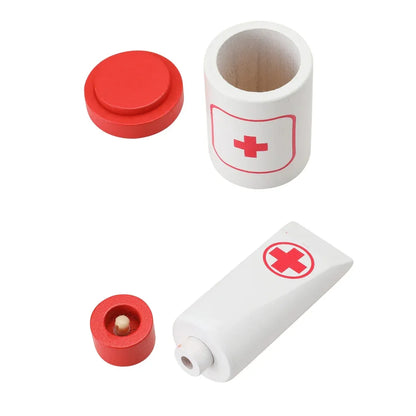Keezi Kids Doctor Nurse Medical Case Pretend Play Set Stethoscope Medicine Toys - Mekamart Australia