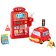Keezi Kids Gas Petrol Station Pumper Pretend Play Toys Car Music Card Playset - Mekamart Australia