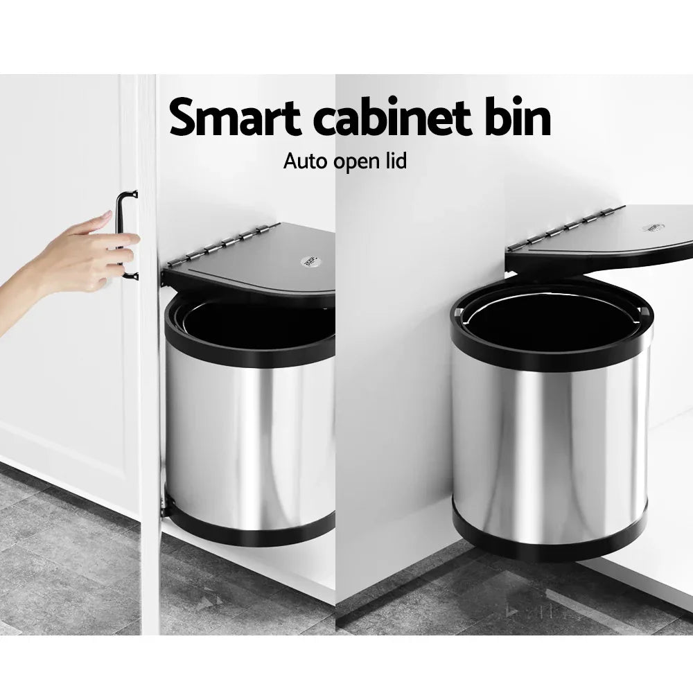 Cefito Pull Out Bin Swing Out Bins 12L - Mekamart Australia