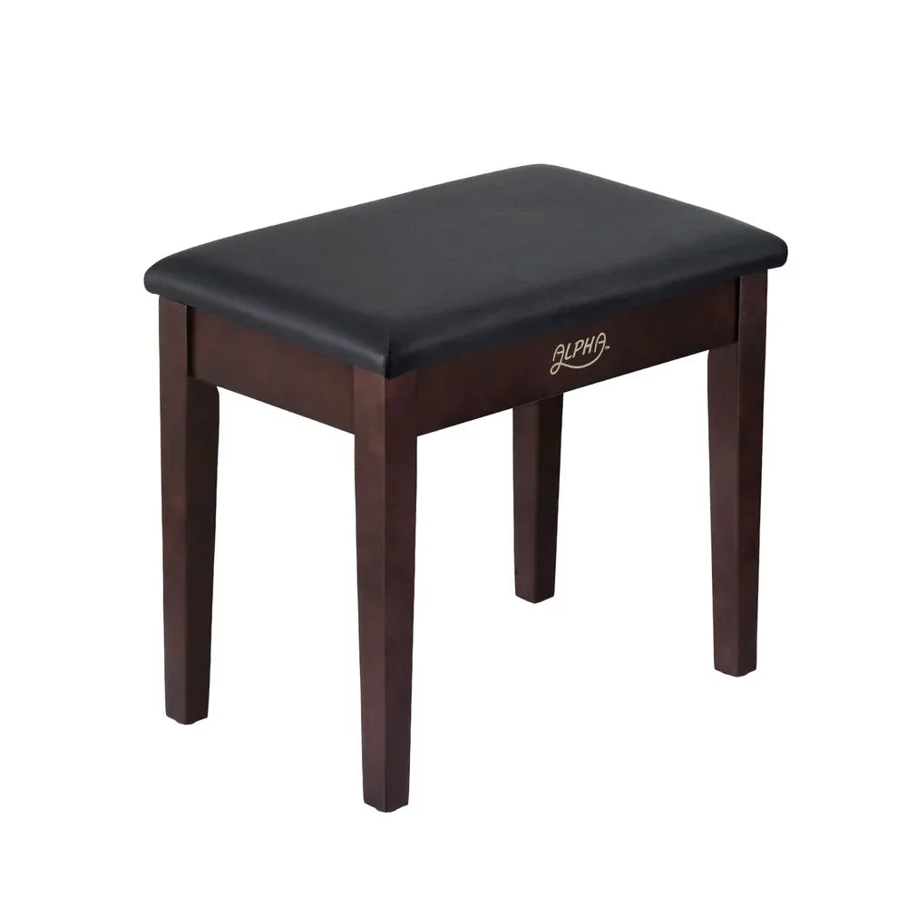 Alpha Piano Bench Stool with Storage Wooden PU Leather - Mekamart Australia