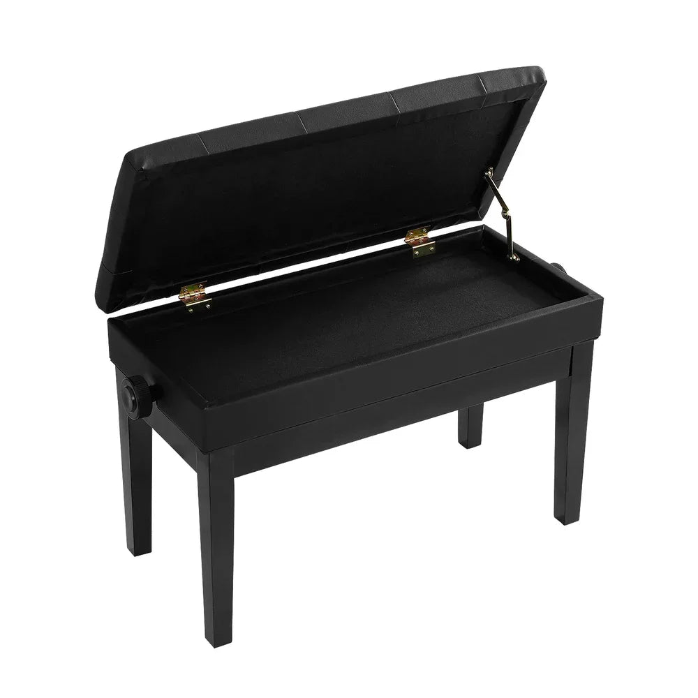 Alpha Piano Bench Stool Adjustable Height Keyboard Seat - Mekamart Australia
