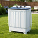 Devanti Portable Washing Machine Twin Tub 7KG White - Mekamart Australia