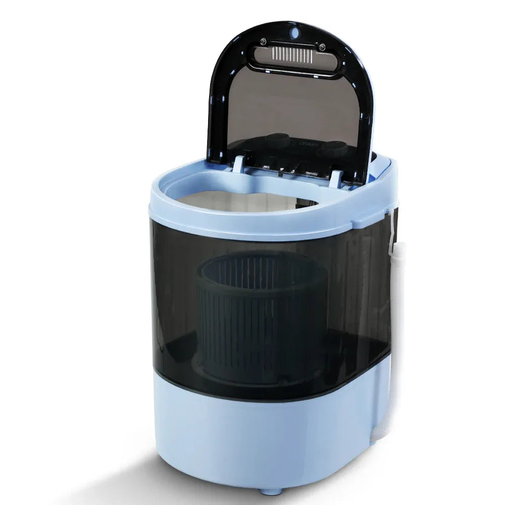 Devanti Portable Washing Machine 3KG Black - Mekamart Australia