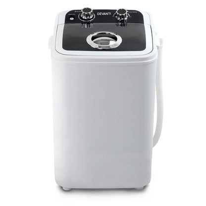 Devanti Portable Washing Machine 4.6KG Black - Mekamart Australia