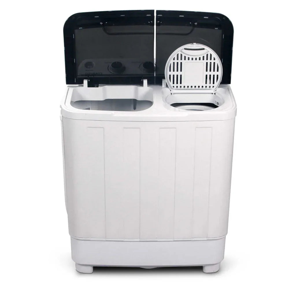 Devanti Portable Washing Machine Twin Tub 4.6KG White - Mekamart Australia